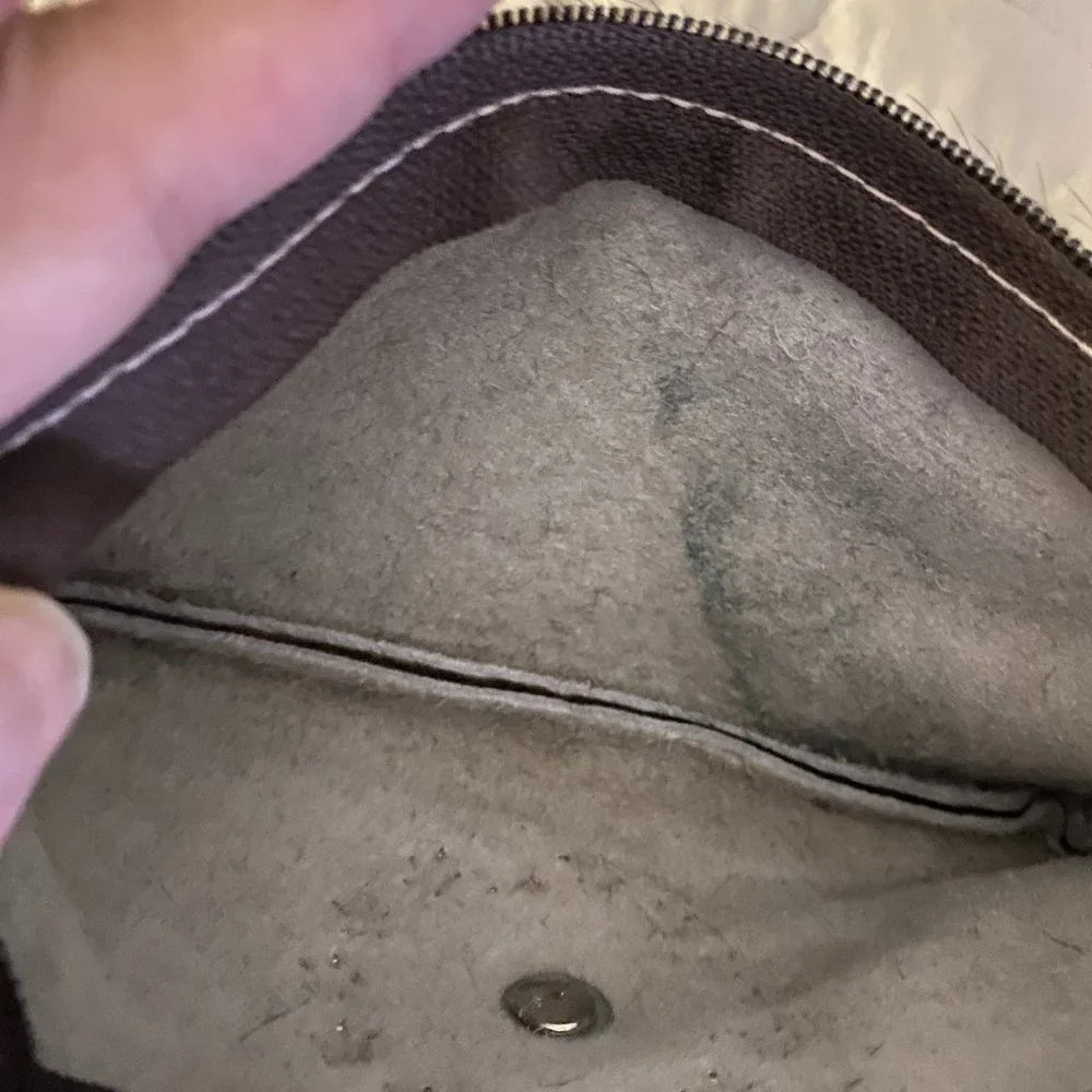 New~.Brown Brindle Cowhide Clutch Purse & Card Holder - Picture 8 of 13